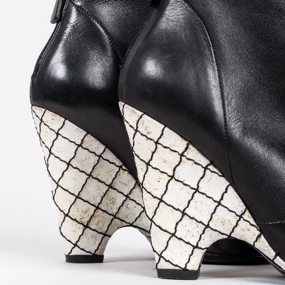 Chanel Camellia Wedge Booties - Picture 8 of 10